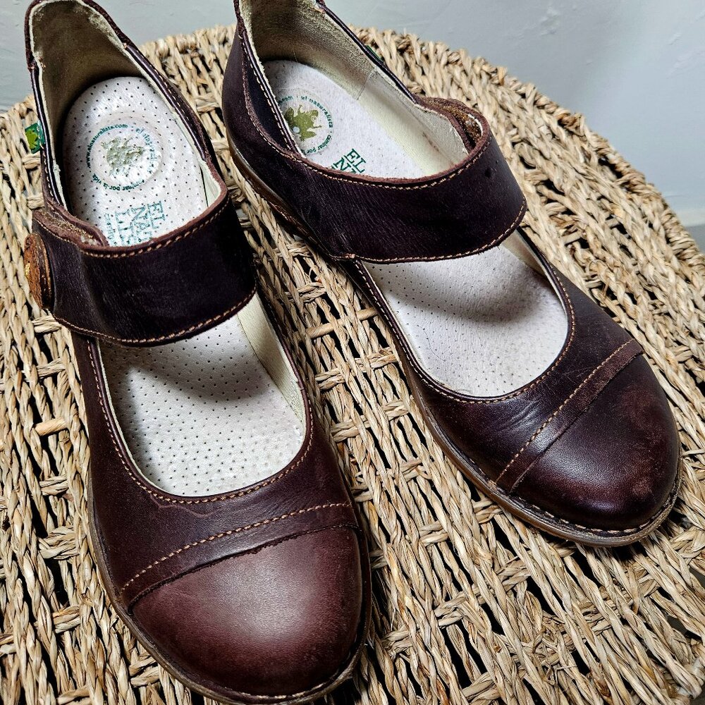 EL NATURALISTA Brown Heels, Women's size EU 38/US 7.5-8